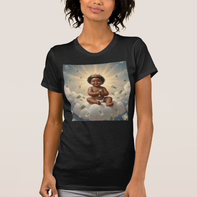 Camiseta God’s Spoiled Baby Divine Abundance Blessing Art (Anverso)