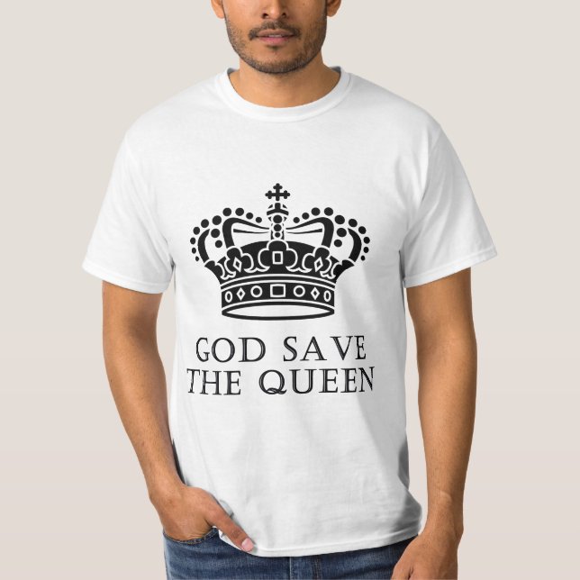 Camiseta God Save the Queen (Anverso)