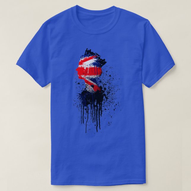 Camiseta God save the QUEEN  (Diseño del anverso)