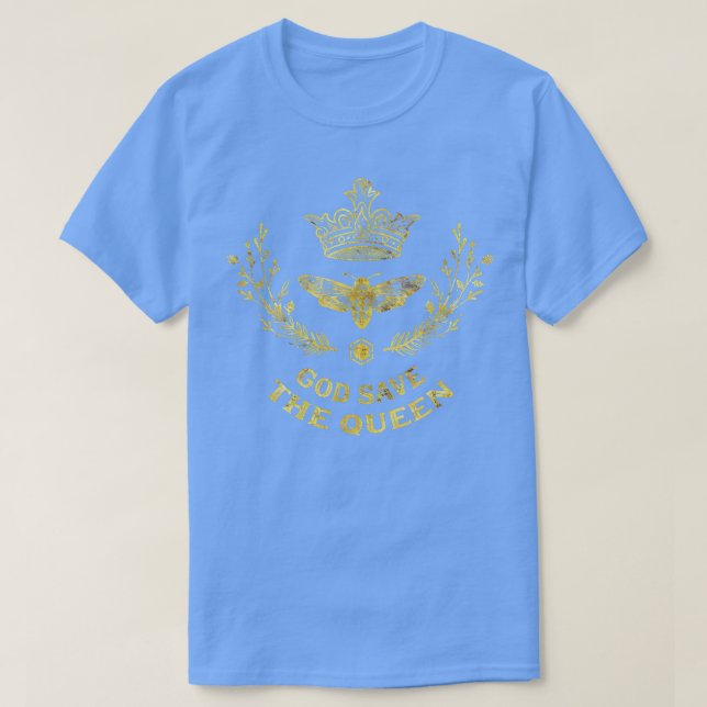 Camiseta God Save the Queen  Funny Environmental Beekeeper  (Diseño del anverso)