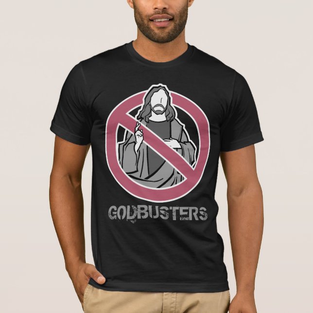 Camiseta GODBUSTERS: Oscuro (Anverso)