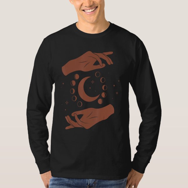Camiseta Goddess Healing Hands Moon Light Worker (Anverso)