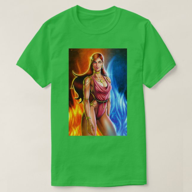 Camiseta Goddess of fire (Diseño del anverso)