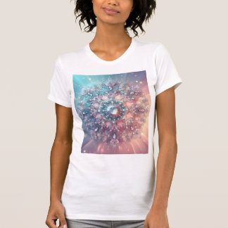 Camiseta Goddess Radiance Mandala — Pastel Crystal Crown