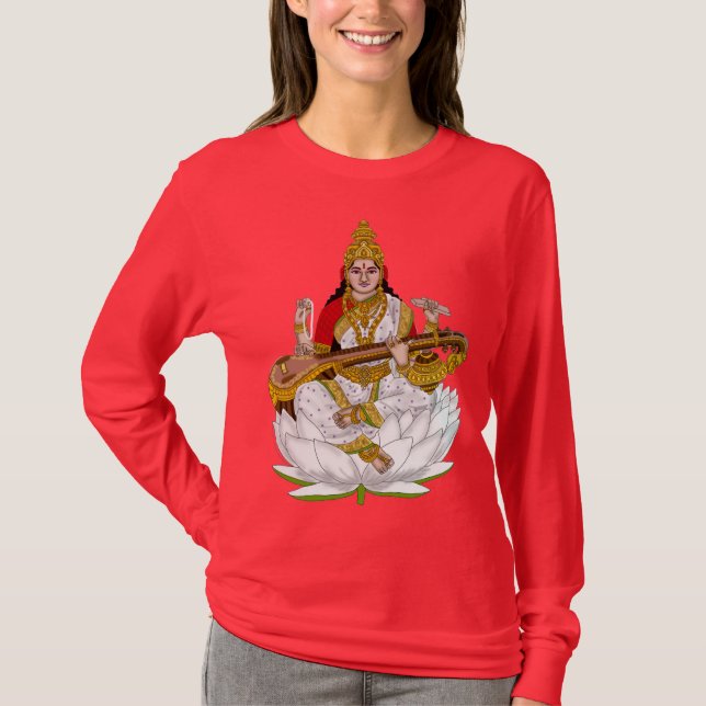 Camiseta Goddess Saraswati T-Shirts (Anverso)