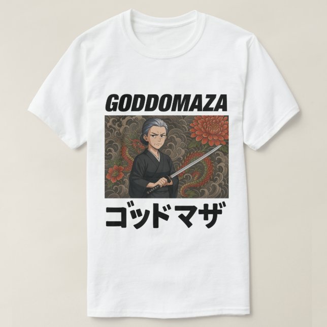 CAMISETA GODDOMAZA ANIME TEE (Diseño del anverso)