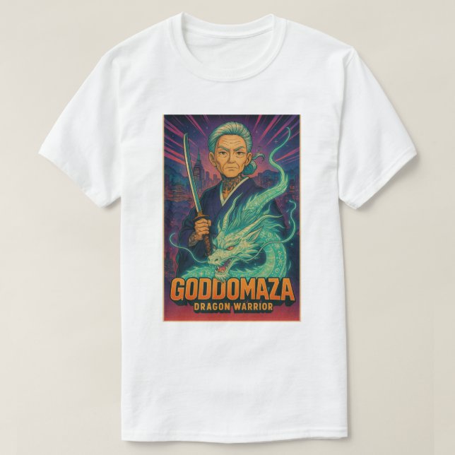 CAMISETA GODDOMAZA DRAGON WARRIOR (Diseño del anverso)