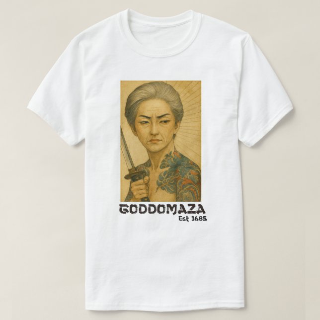 CAMISETA GODDOMAZA EDO ERA 1685 (Diseño del anverso)