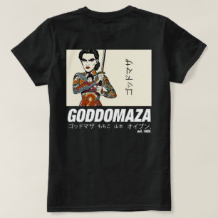 CAMISETA GODDOMAZA EST. 1985 PT. 1 MUJERES NEGRAS TEE