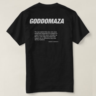 CAMISETA GODDOMAZA MOMOKO NEGRO CITA NEGRO