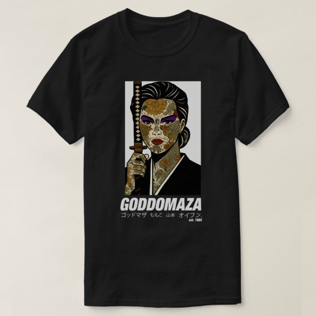 CAMISETA GODDOMAZA ORIENTAL. 1985 PT. 3 DE VUELTA (Diseño del anverso)