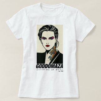 CAMISETA GODDOMAZA ORIENTE 1985 BLANCO TEE DRAGON NECK TAT