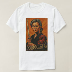 CAMISETA GODDOMAZA SAMURAI POSTER 3 TEL