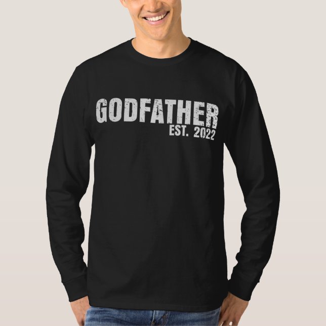 Camiseta Godfather Est 2022 Father's Day God Dad (Anverso)