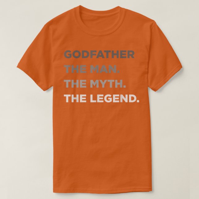Camiseta Godfatherfor padrino padrino para hombres  (Diseño del anverso)