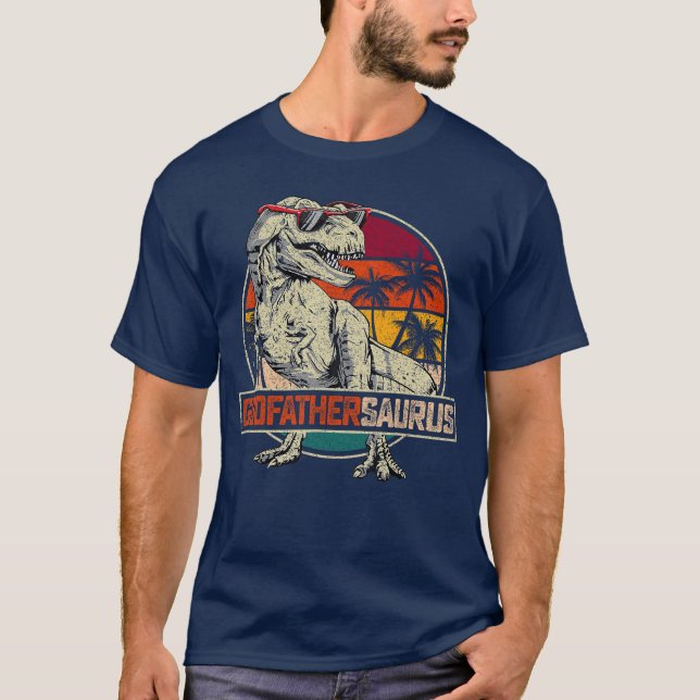 Camiseta Godfathersaurus Re Dinosaur Godfather Saurus Famil (Anverso)