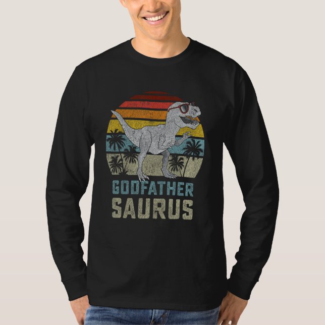 Camiseta Godfathersaurus T Rex Dinosaur padrino Saurus Fa (Anverso)