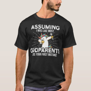 Camiseta Godparent New First First Time Godfather Assum