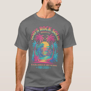 Camiseta Gods Rock sólido Breaker Rock Beach VBS 2025 Crist