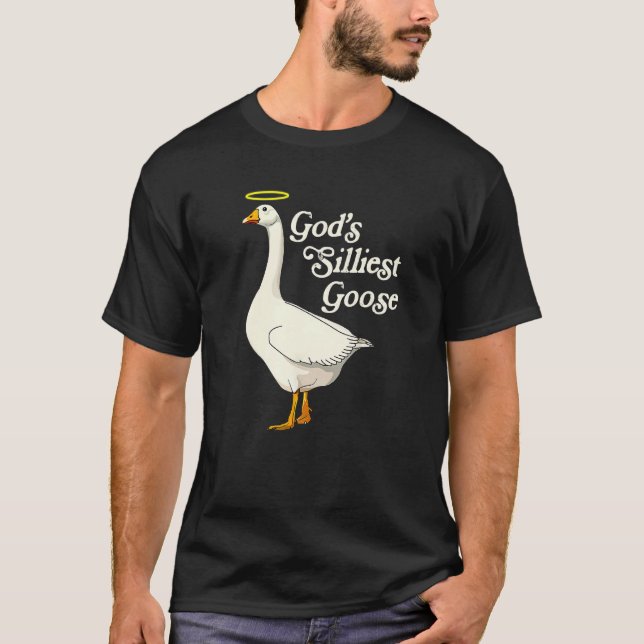 Camiseta God's Silliest Goose Funny Duck Lovers Premium_6 (Anverso)