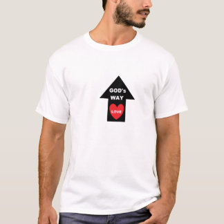 Camiseta Gods Way Love Arrow Heart