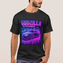 Camiseta Godzilla en las calles