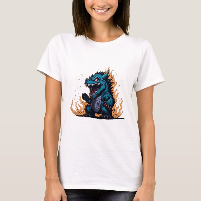 Camiseta godzilla firmeza (Anverso)