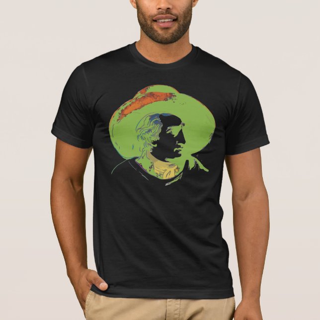 Camiseta Goethe retro para las oscuridades (Anverso)