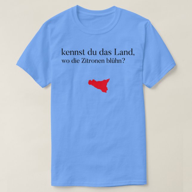 Camiseta Goethe Sicily Zitrone (Diseño del anverso)