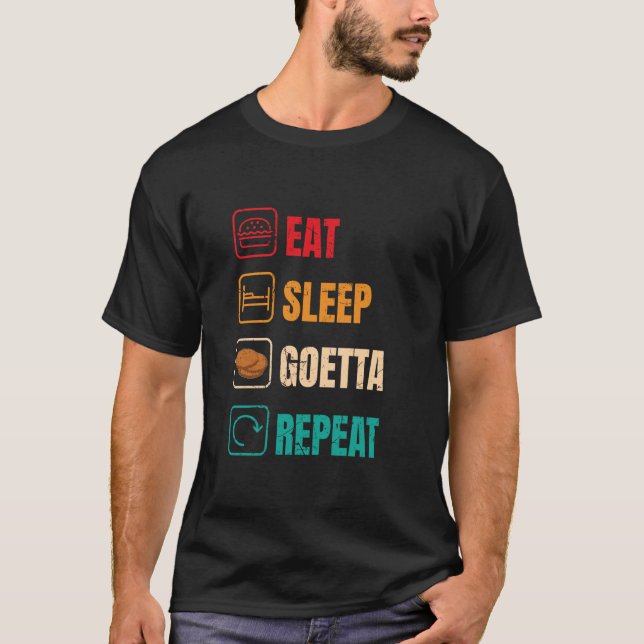 Camiseta Goetta Life Goeta Sausage Cincinnati Desayuno de a (Anverso)