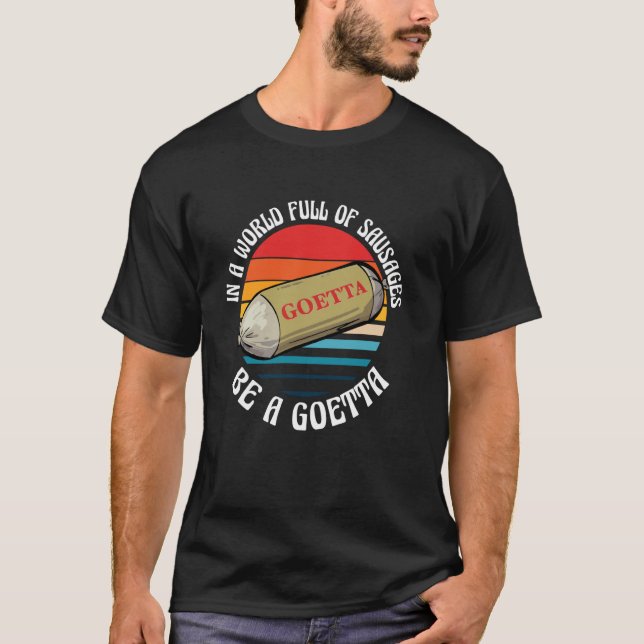 Camiseta Goetta Sausage Cincinnati Comida Desayuno American (Anverso)