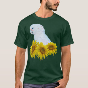 Camiseta Goffins Cockatoo Parrot Sunflower Premium