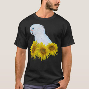 Camiseta Goffins Cockatoo Parrot Sunflower Premium