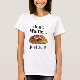 Camiseta Gofres Comida Divertida
