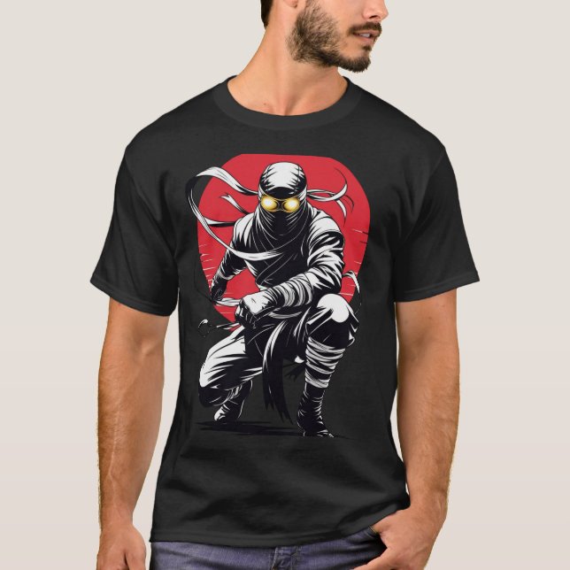 Camiseta Goggles dorados Ninja T-Shirt (Anverso)