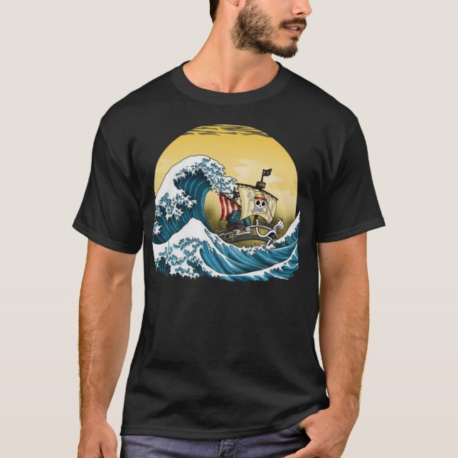 Camiseta Going Merry Wave -una pieza E Esencial (Anverso)