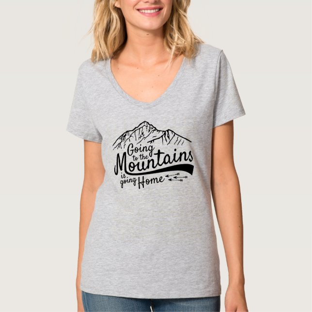 Camiseta Going to Mountains the (Anverso)
