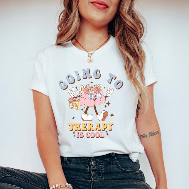 Camiseta Going to Therapy is Cool Mental Health (Subido por el creador)