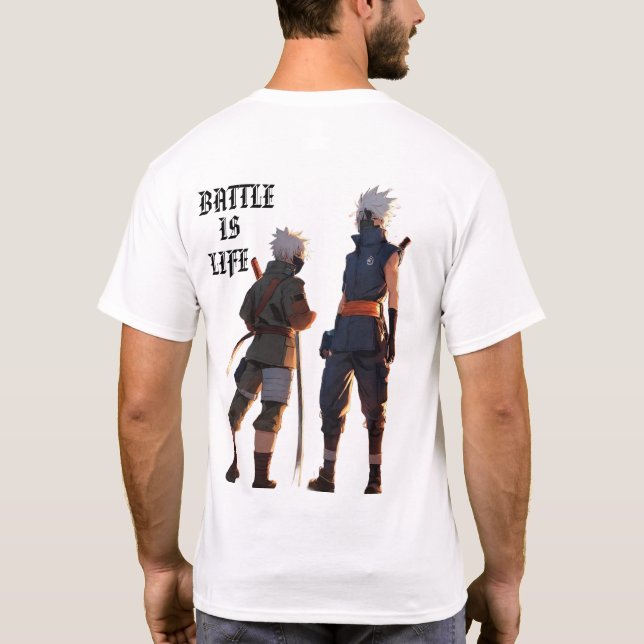 Camiseta Gojo: La batalla es vida - edición limitada de cam (Reverso)