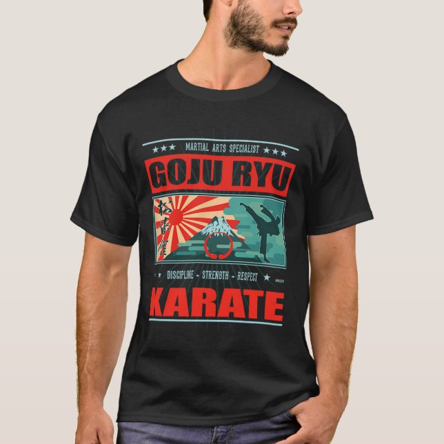 Camiseta Goju Ryu Karate Kanji (Anverso)