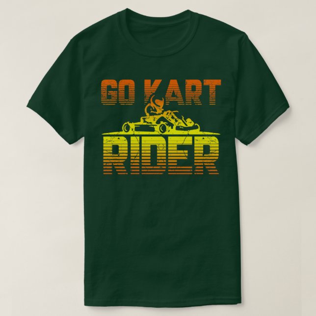 Camiseta GoKart Rider3 (Diseño del anverso)