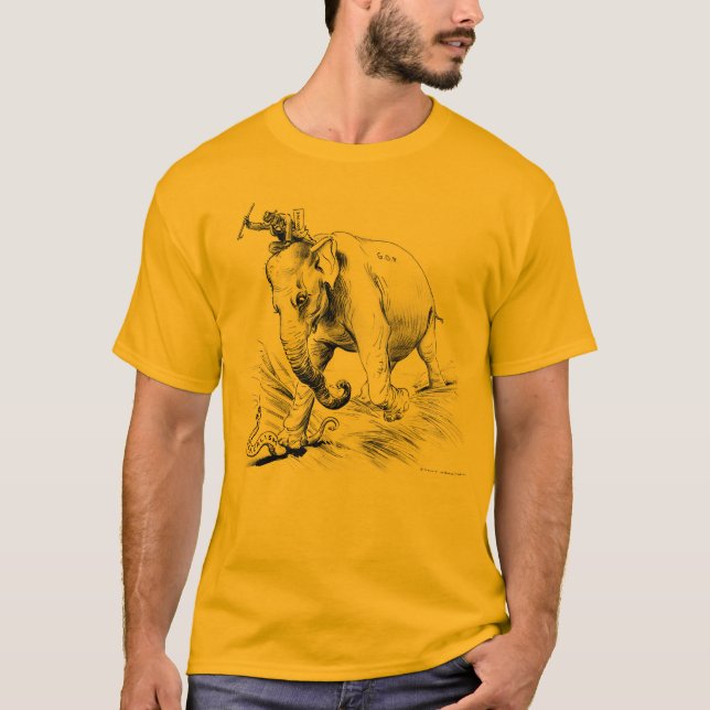 Camiseta Gold Calvin Coolidge (Anverso)