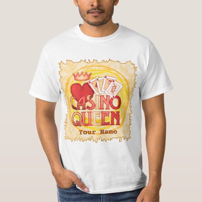 Camiseta Gold Casino Queen (Anverso)