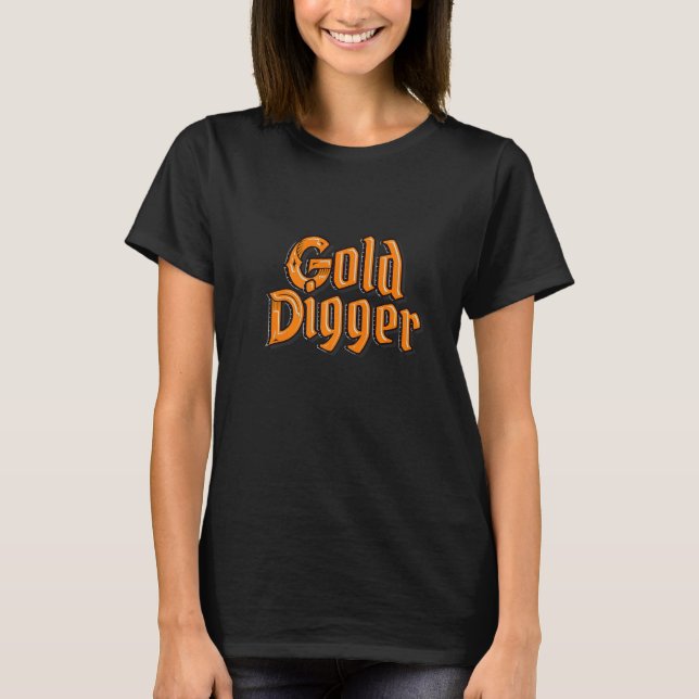 Camiseta Gold Digger Stay Away From Me Element Jewelry Gold (Anverso)