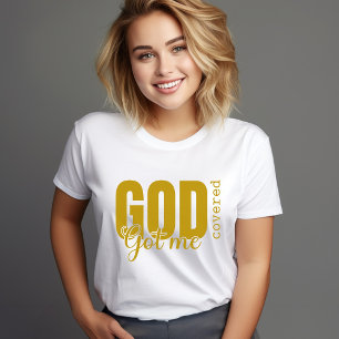 Camiseta Gold God hizo que me cubrieran - Christian T basad