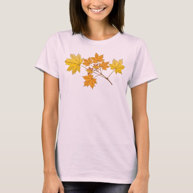 Camiseta Gold Leaves (Anverso)