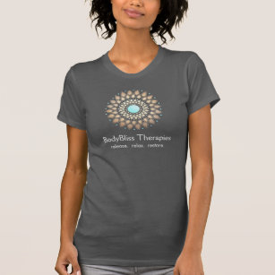 Camiseta Gold Lotus Yoga and Meditation Teacher Health Spa