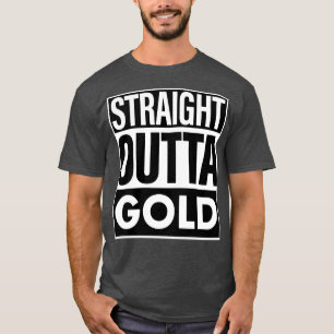 Camiseta Gold Name Straight Outta Gold