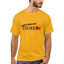 Camiseta Gold para el mejor educador del mundo