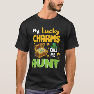 Camiseta Gold Shamrock Saint Patrick My Lucky Charms Call